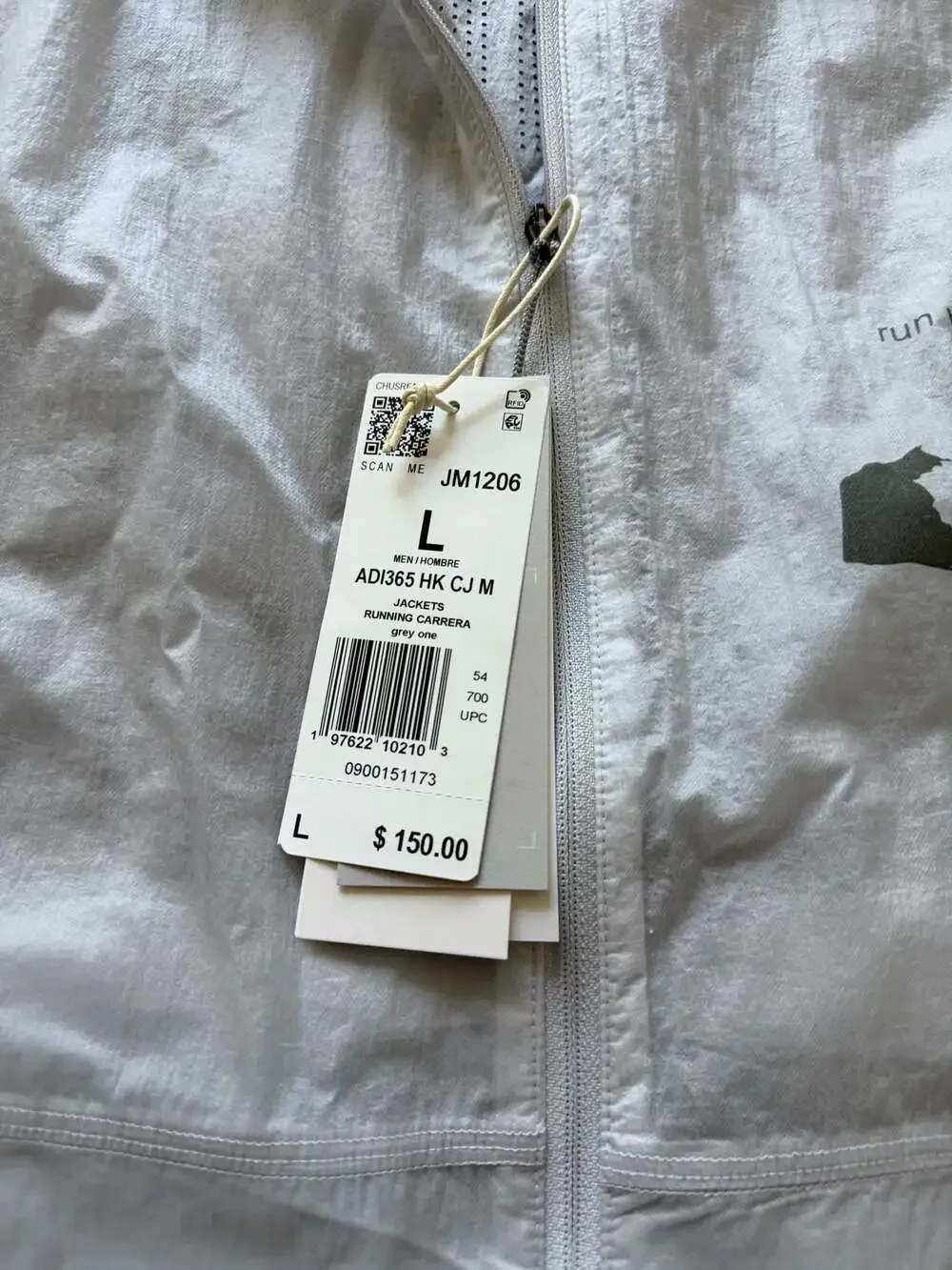 Adidas x H.Koumori Adi365 Running Packable Coach Jacket JM1206 Sz L Men Rare!!